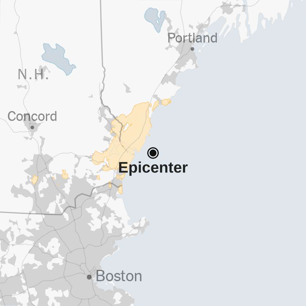 3.8-Magnitude Earthquake Felt in Boston and Maine