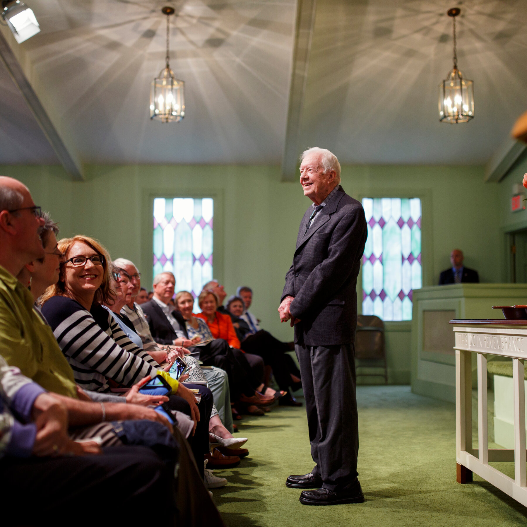 After the Presidency, Shaking Hands and Teaching Sunday School