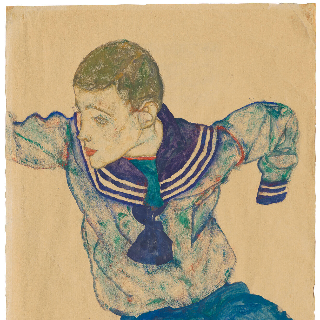 Egon Schiele Watercolor, Said to be Nazi-Looted, Set for Auction