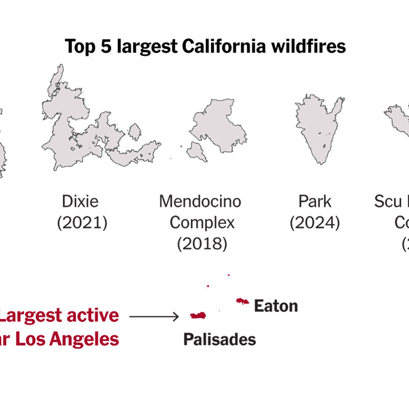 How the Destruction in Los Angeles Ranks in California’s Fire History