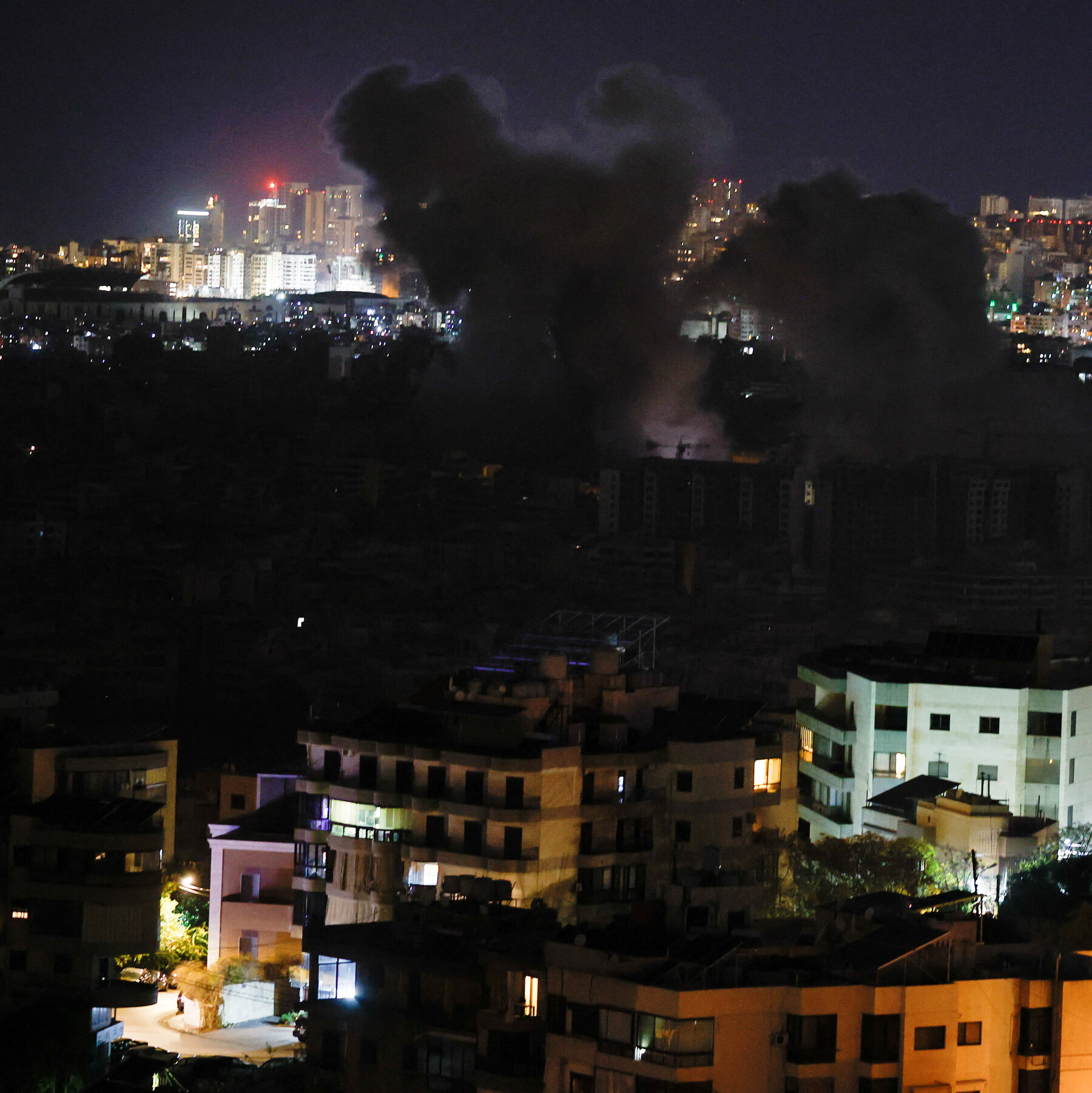 Israel Conducts Widespread Strikes Near Beirut