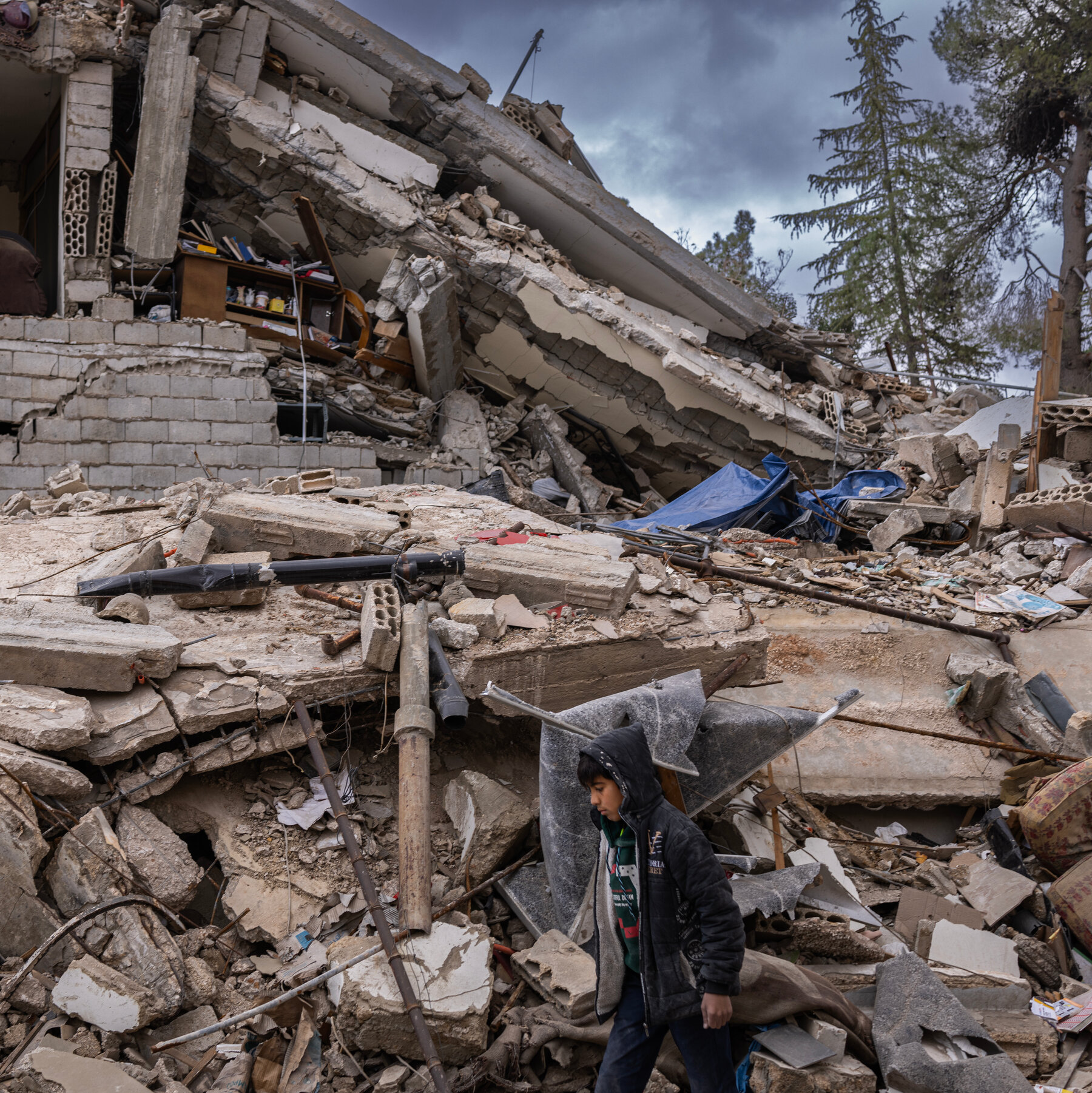 Lebanese Residents of Baalbek Return to a Bombed-Out City