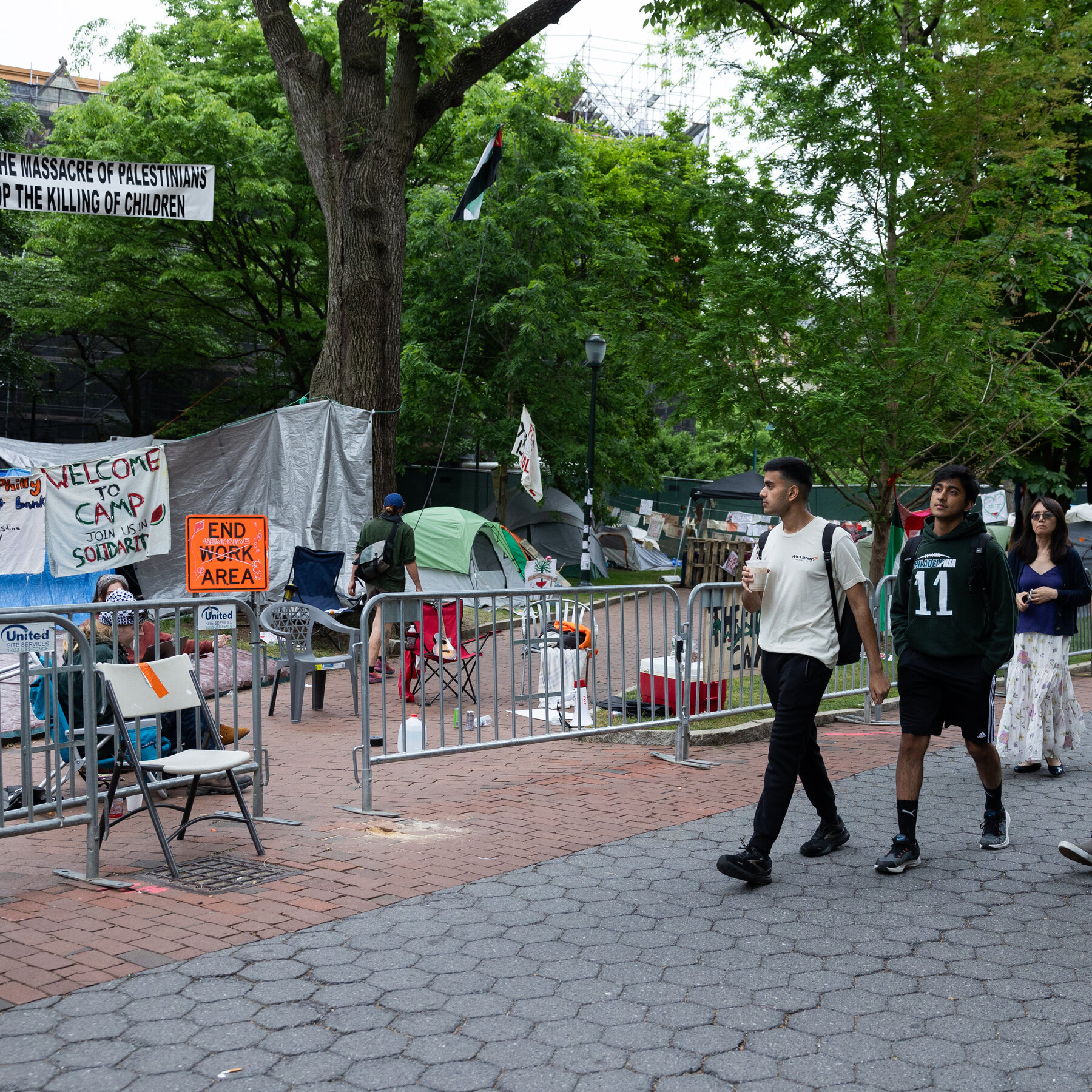 Penn Bans Encampments After Wave of Campus Protests Over War in Gaza