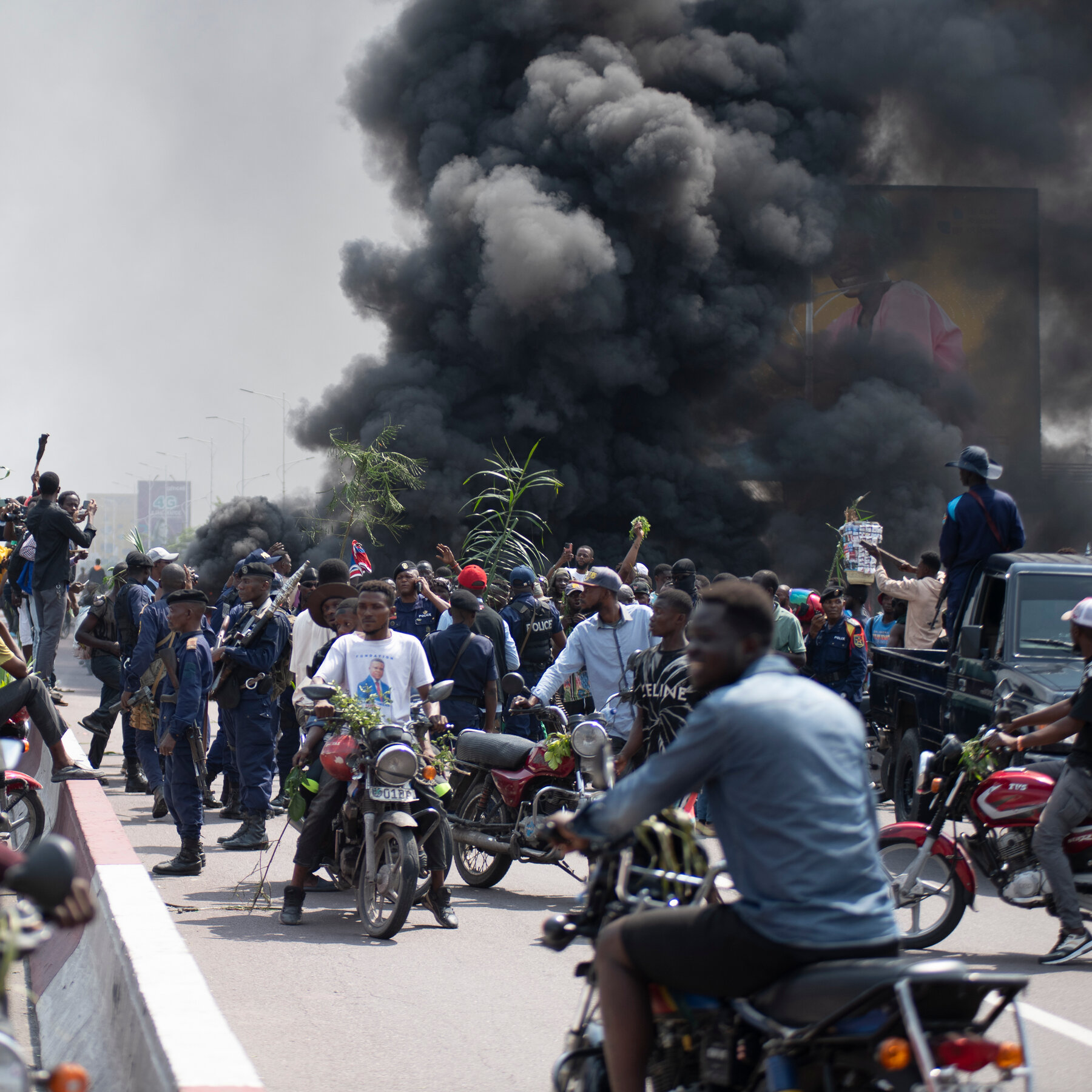 Protesters Attack Embassies in Congo Amid Fury Over Rebel Violence