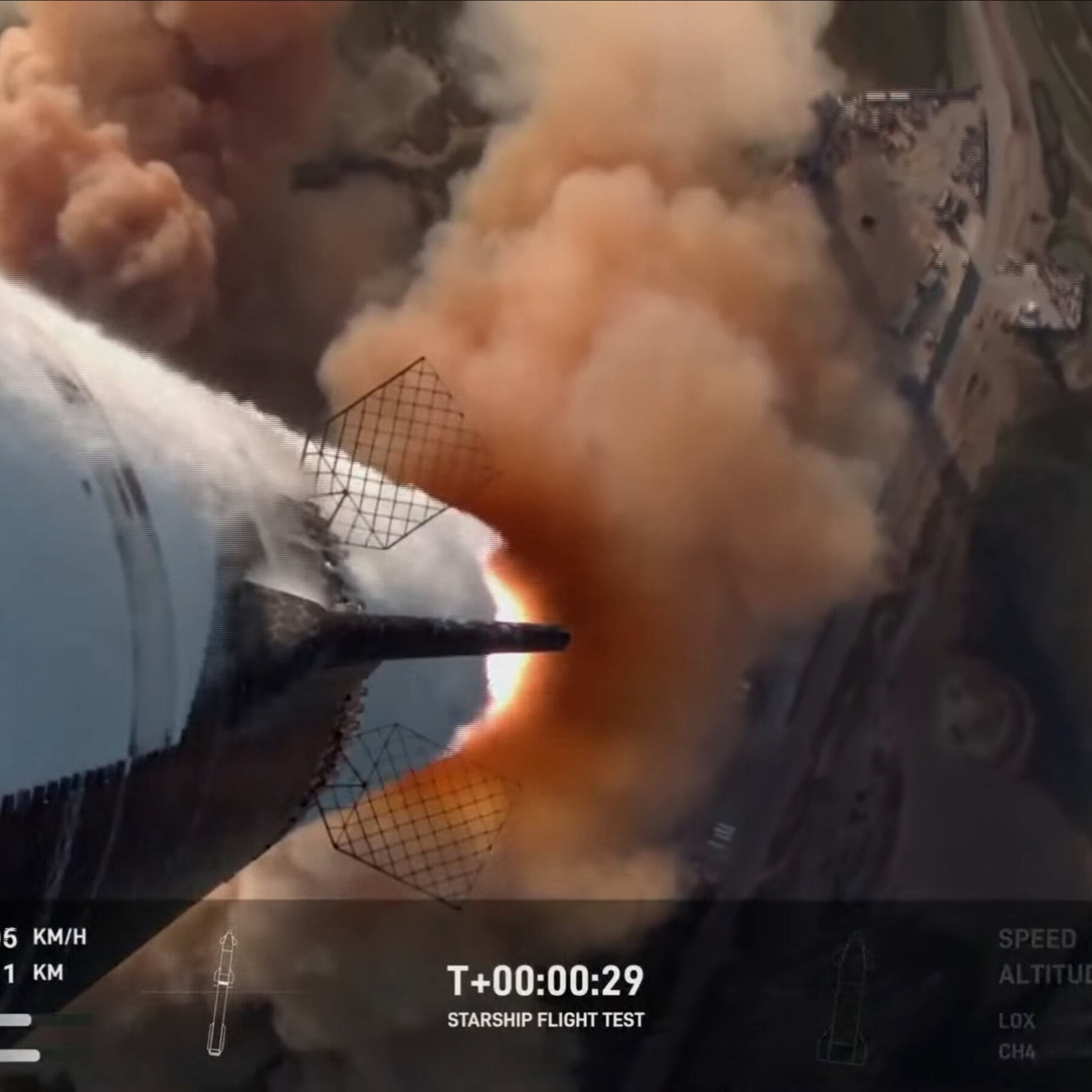 SpaceX Starship Launch Ends With a Dramatic Water Landing