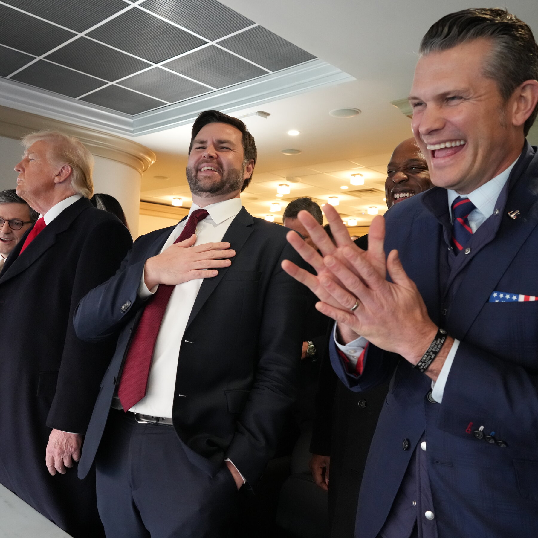 Trump Brings Hegseth to Watch Army-Navy Game